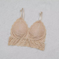 Lace padded free size bra