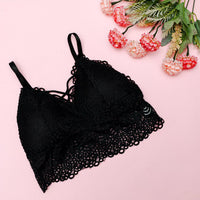 Net free size padded bra