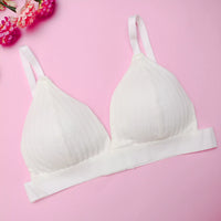Plain V shape Free Size Bra