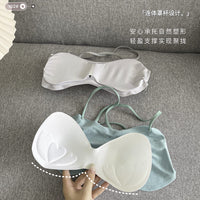 Plain Back Cross Free Size Bra