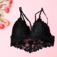 Leaf Lace Free Size Bra