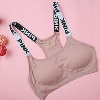Pink strap Sport Bra
