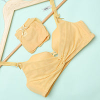 Half Cup Padded Bra Set