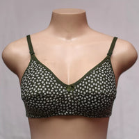 Doted Non Padded Bra