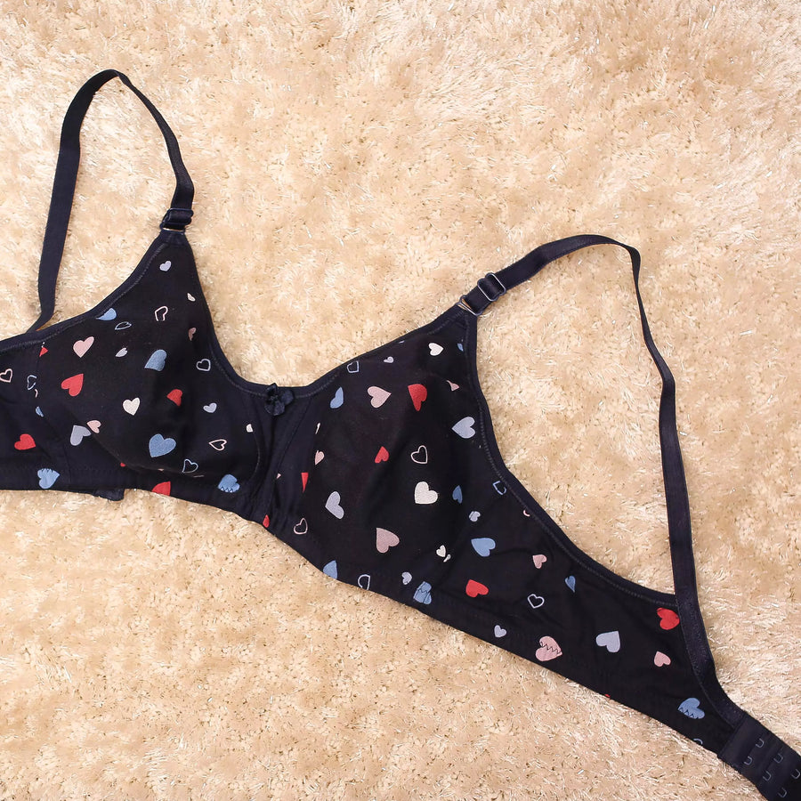 Heart Non Padded Libra Bra
