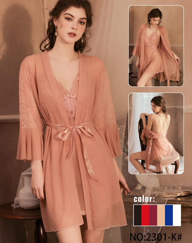 Net Two Piece Hot Nighty