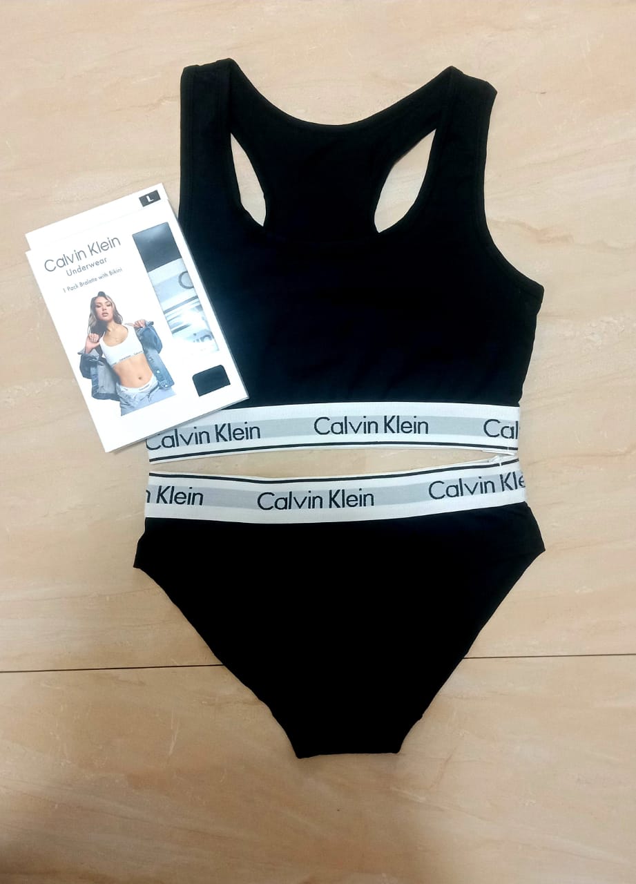 Calvin klein bra and underwear sets sale