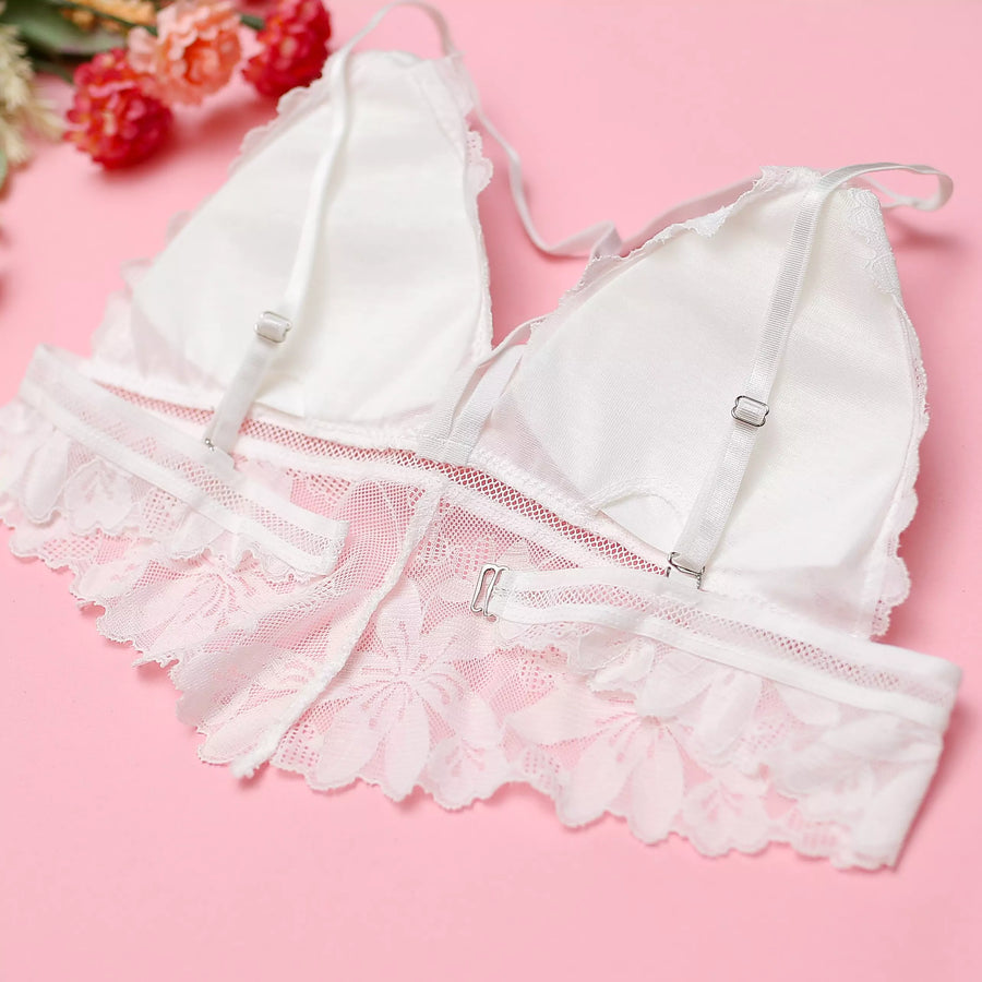 Leaf Lace Free Size Bra