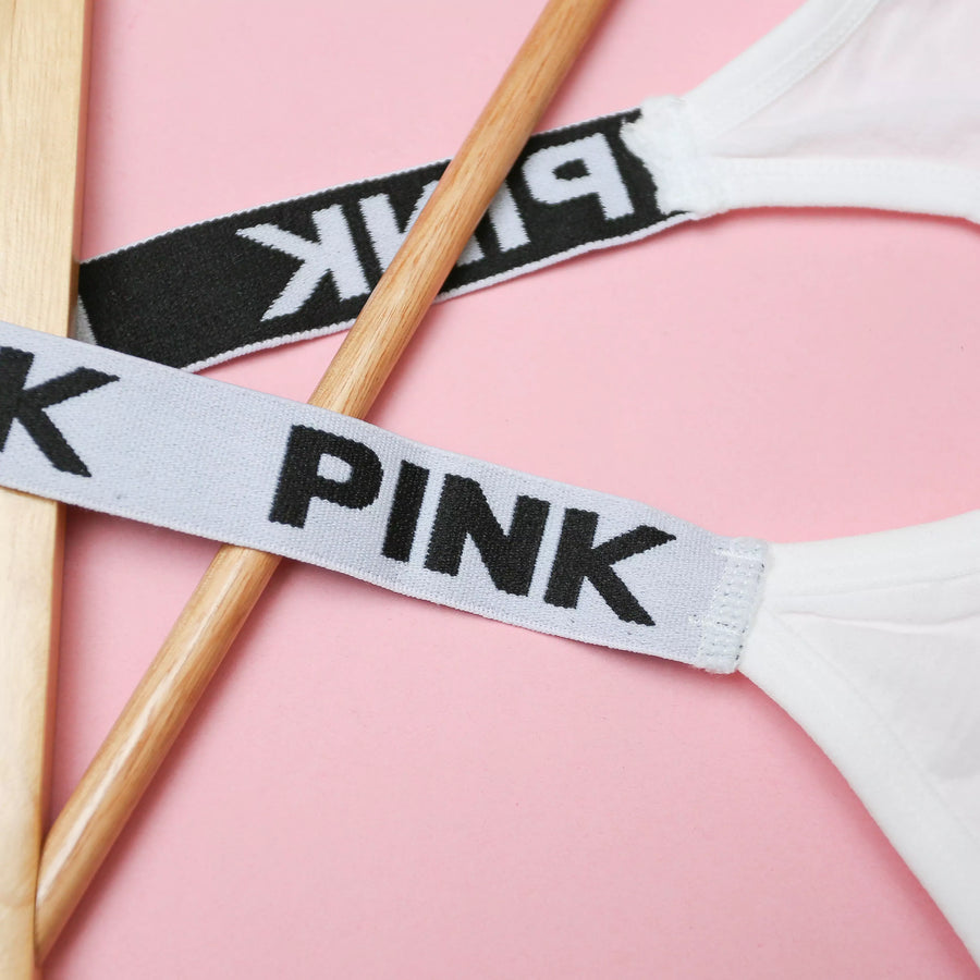 Pink strap Sport Bra