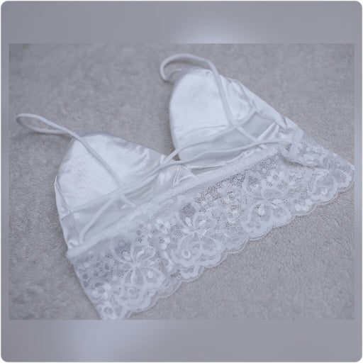 Deep V Neck Bra Set