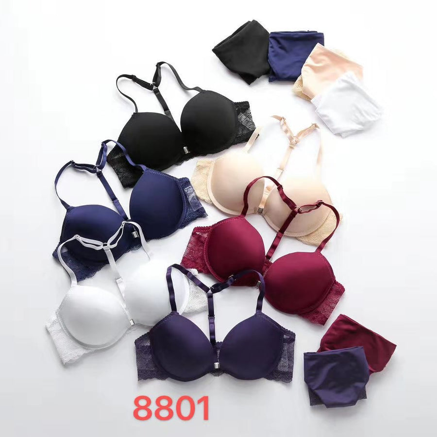 Front Open Bra Set