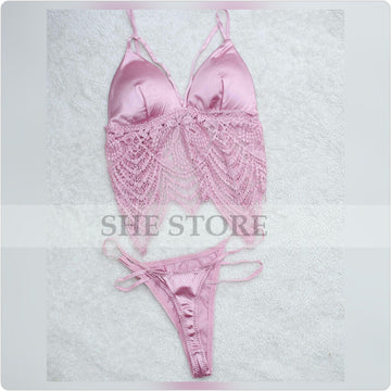 Fairy Net Padded Free Size Bra Set