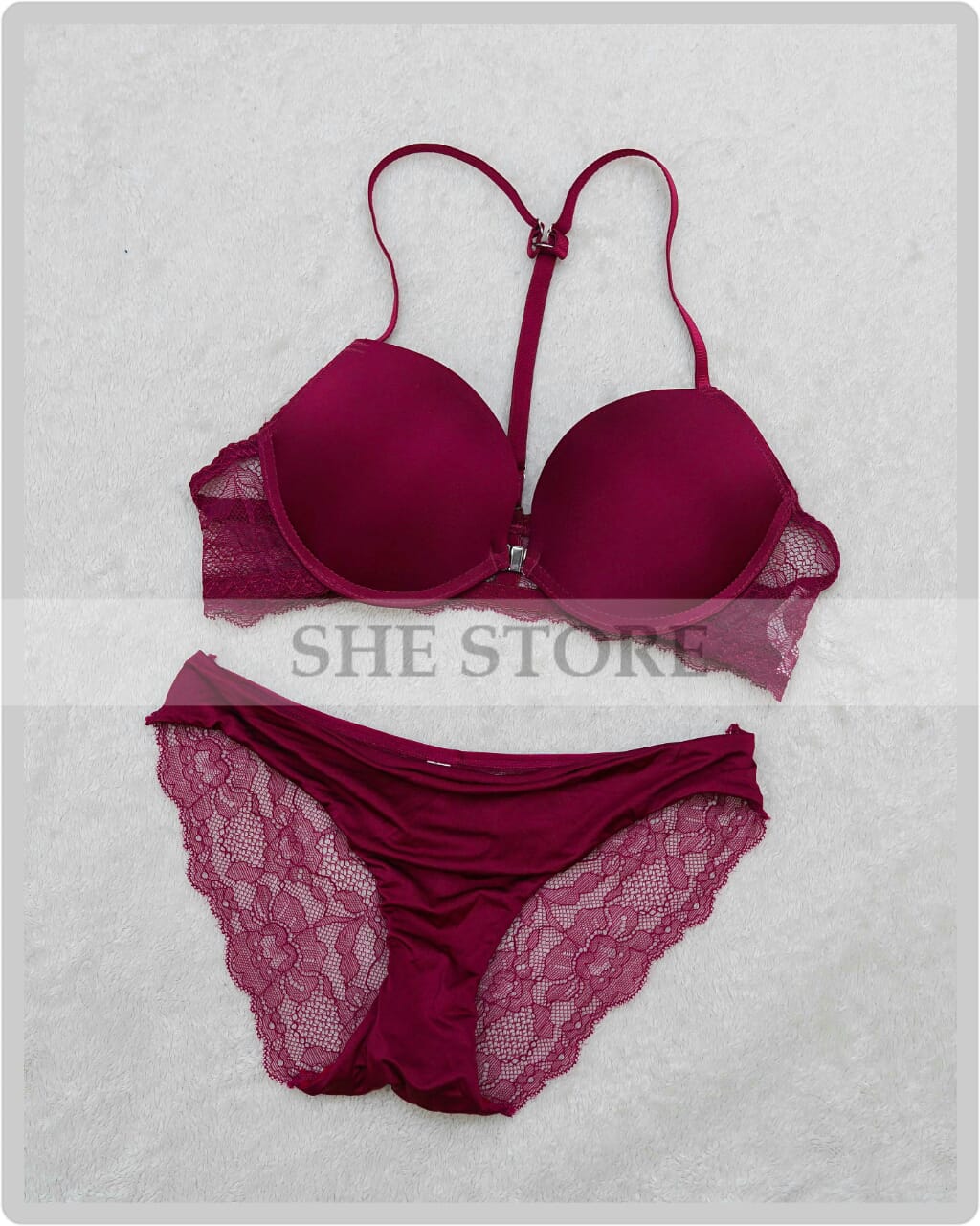 Front Open Bra Set