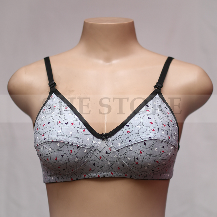 Heart Non Padded Bra
