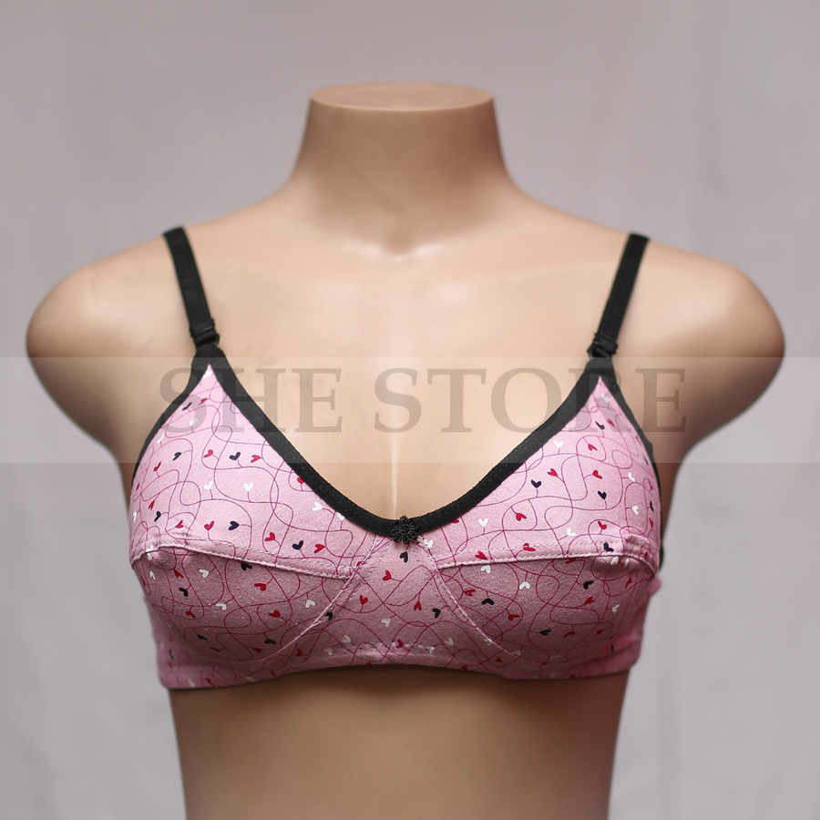 Heart Non Padded Bra