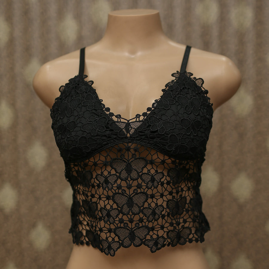 MILA Full Lace Camisole with Padded bra