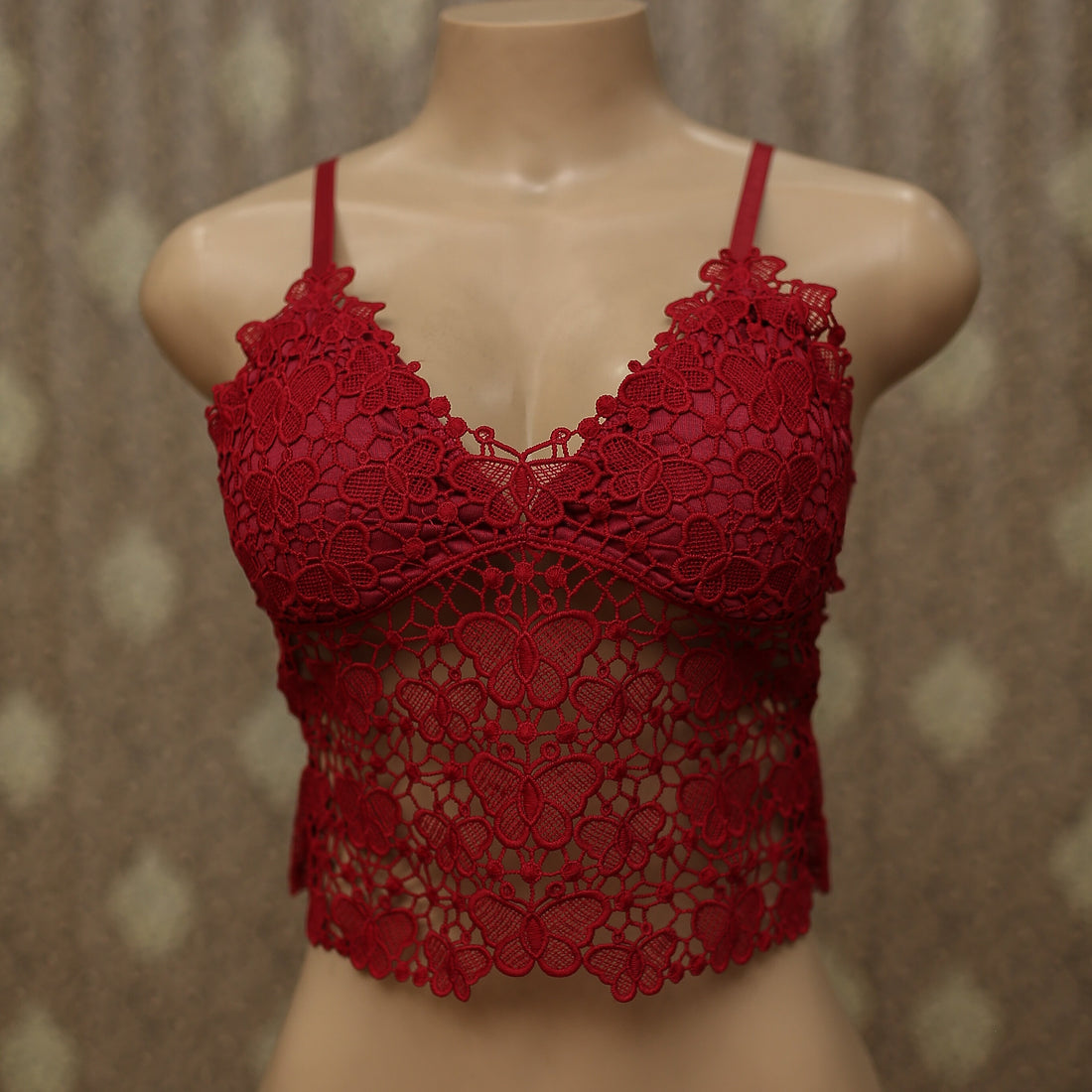 MILA Full Lace Camisole with Padded bra