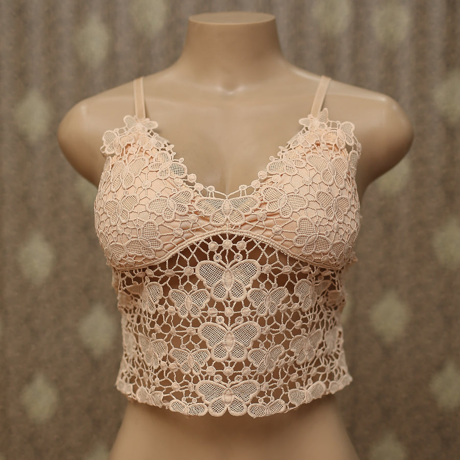 MILA Full Lace Camisole with Padded bra