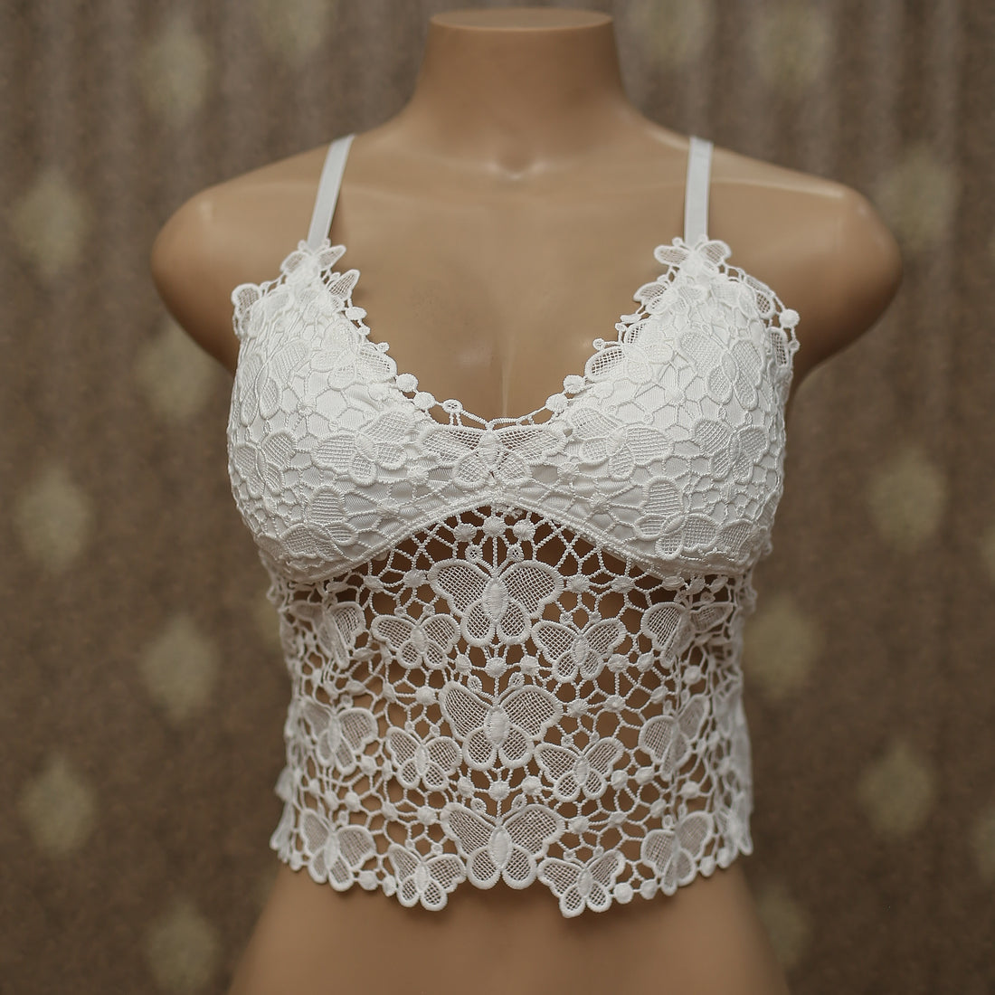 MILA Full Lace Camisole with Padded bra