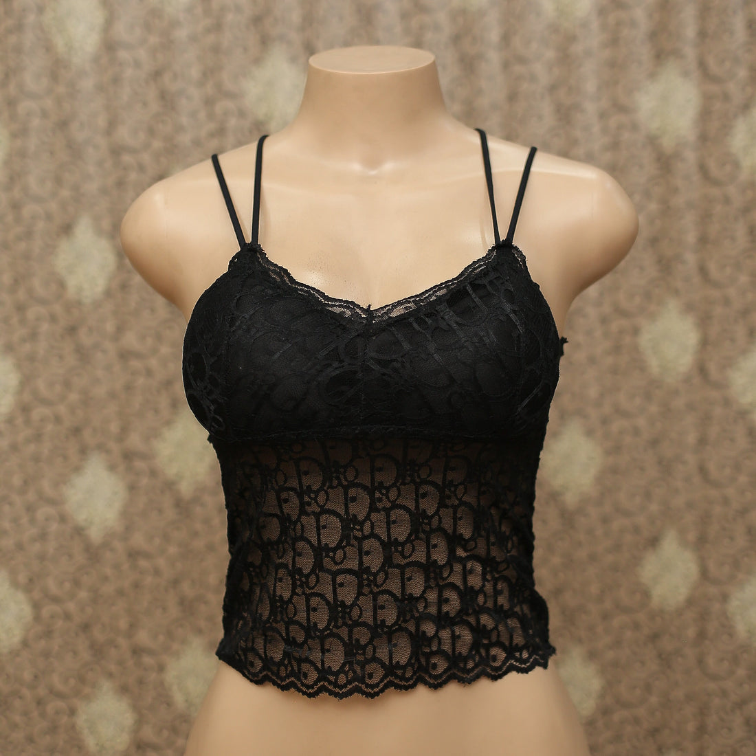 Net Camisole with Padded Bra