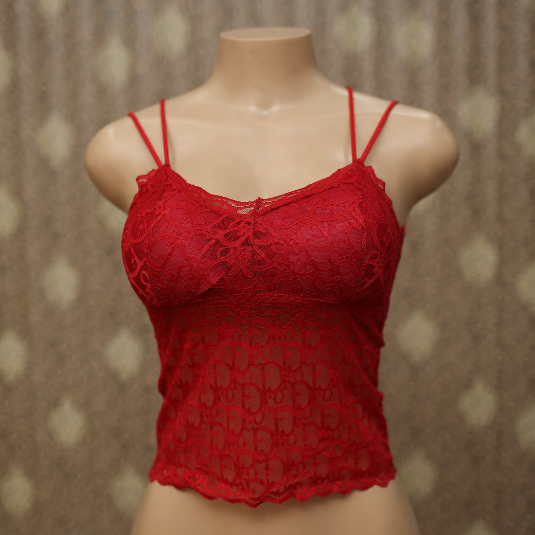 Net Camisole with Padded Bra