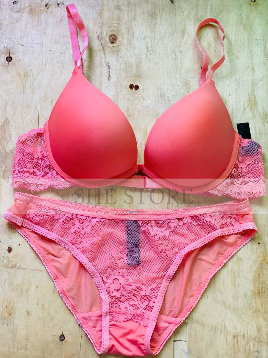 Plain Victoria Secrets Bra Set