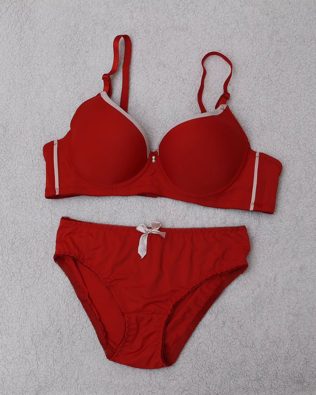 Plain Padded Bra-set