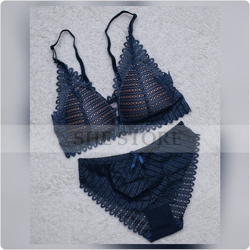 Rimel Front Open Bra Set