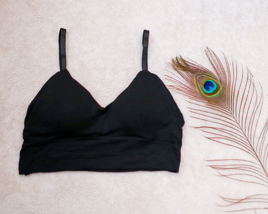 V Shape Cotton Free Size Bra