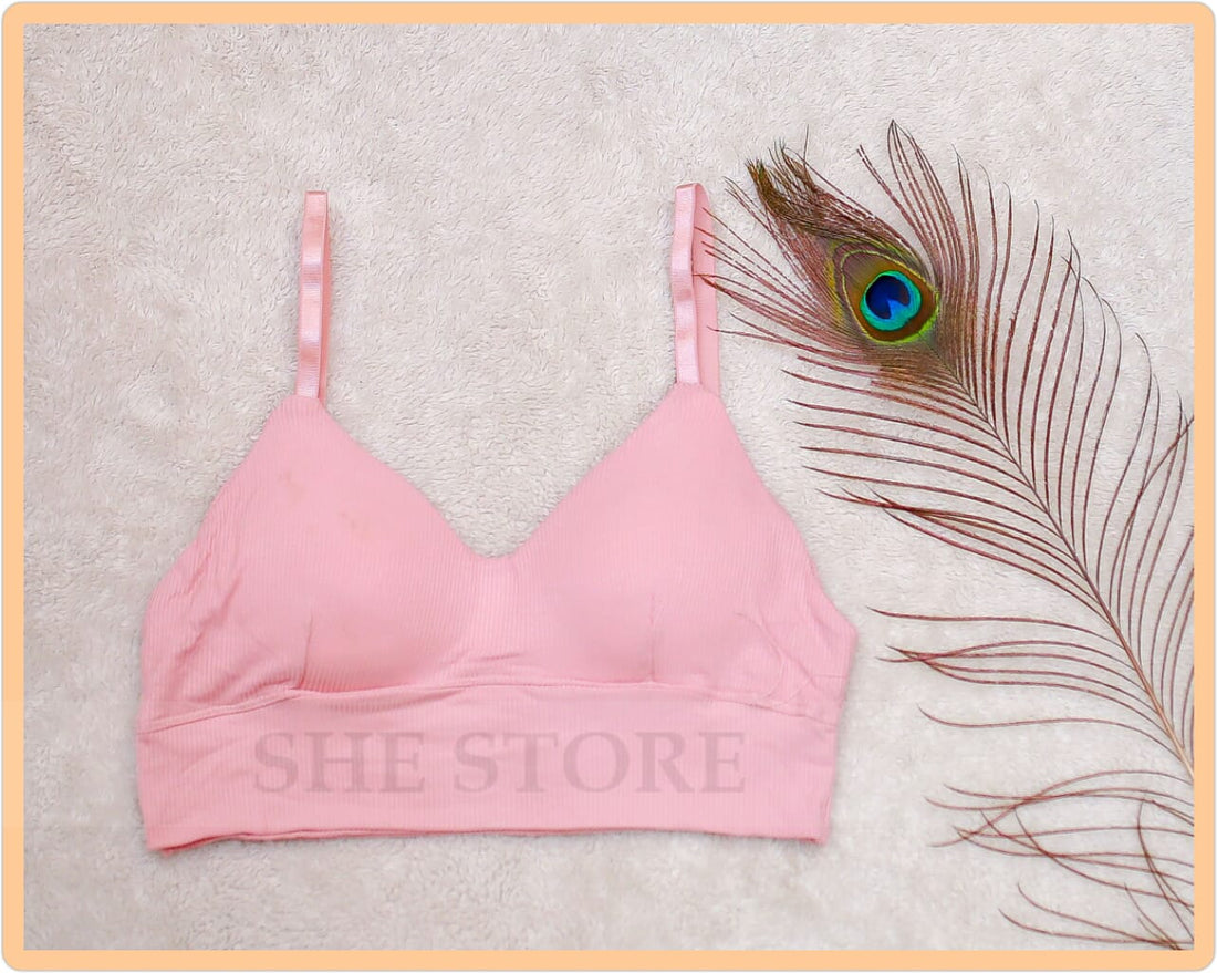 V Shape Cotton Free Size Bra