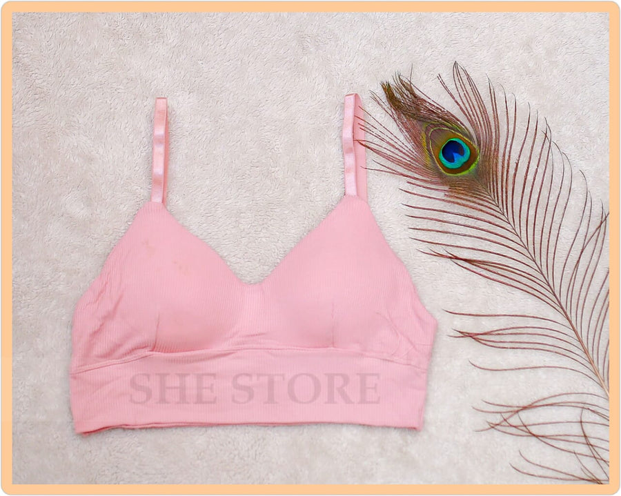 V Shape Cotton Free Size Bra
