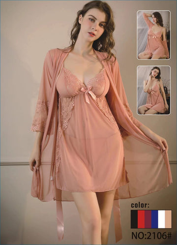 Isbel Double piece nighty
