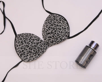 cheetah bra