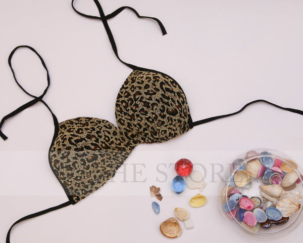 cheetah bra