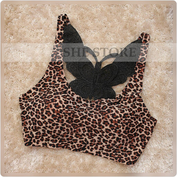 cheeta back butterfly Padded bra