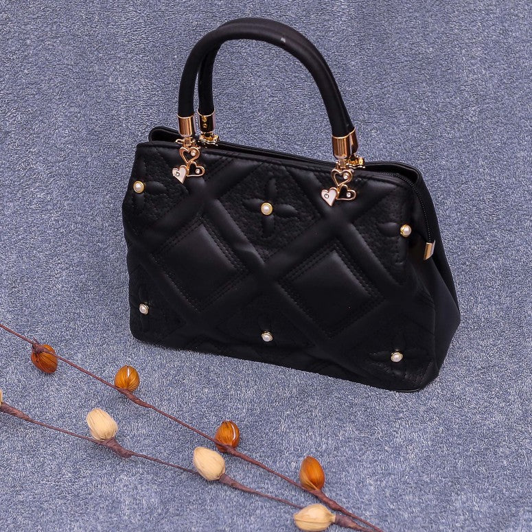 Pearl dot hand bag
