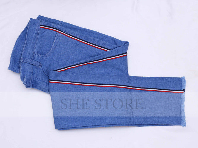 lite blue jeans