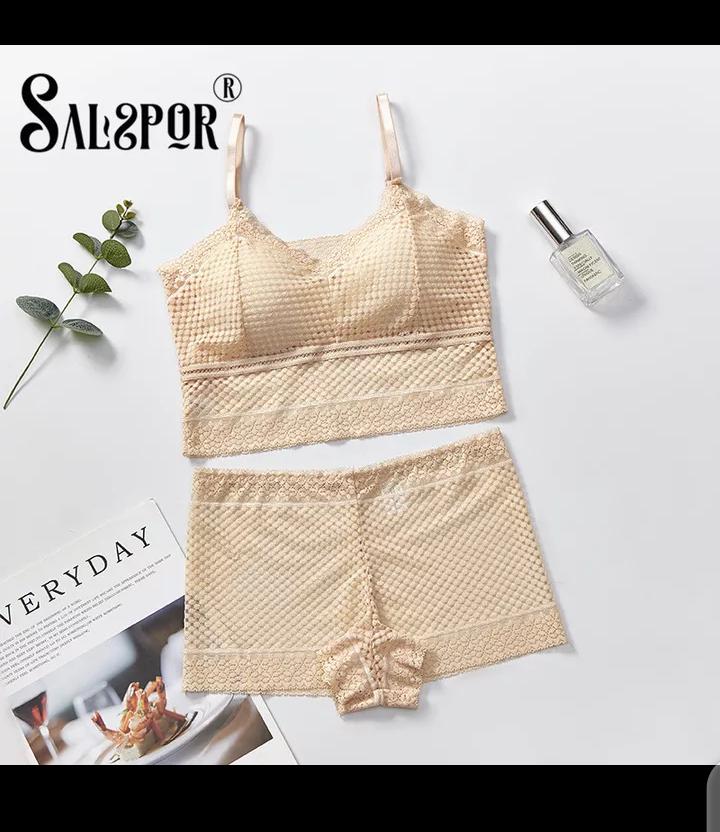 Net Free Size Bra Set