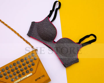plain bra