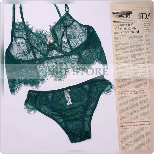 Tazmeen Wired Net Bra Set