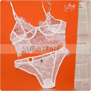 Tazmeen Wired Net Bra Set